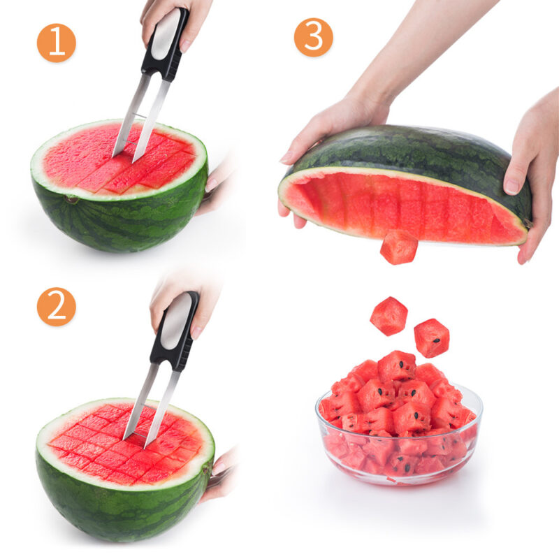 Watermelon Cut 304 Stainless Steel Multi-functional Fruit Splitter Kitchen Gadgets - Image 2