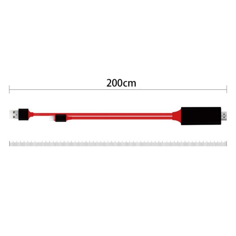 Type-C To HDMI Three In One Mobile Phone Projection Cable - Image 9